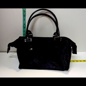 Caboodles women’s black logo print toiletry/cosmetic travel bag